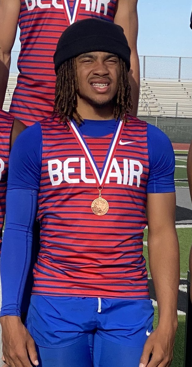 Congratulations to the UTPB commit himself, Mr. Chris Davis! He has jumped his way into the record books sitting number 8 all time in BA history for triple jump with a jump of 42-4. We love you and couldn’t be more proud of you!