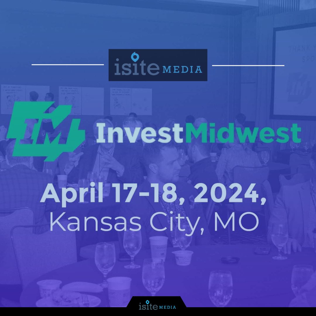 We're excited to share that iSite Media has been chosen to present at this year's @InvestMidwest Conference. Join us in the DigitalTech Track on April 18th at the Kauffman Conference Center and Foundation. Register now!
--
hubs.ly/Q02rbtsD0