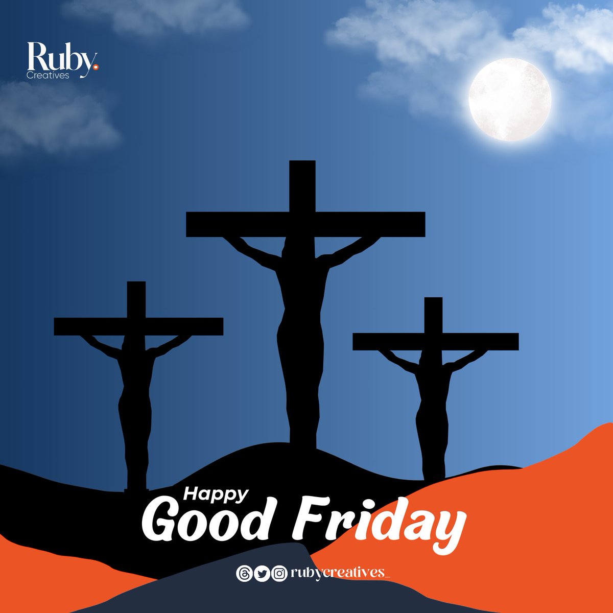 Rubycreatives_'s tweet image. It&apos;s Good Friday

We celebrate with our christian clients today on the sacrifice Christ paid.

What does the good friday mean to you? Drop a comment below 👇