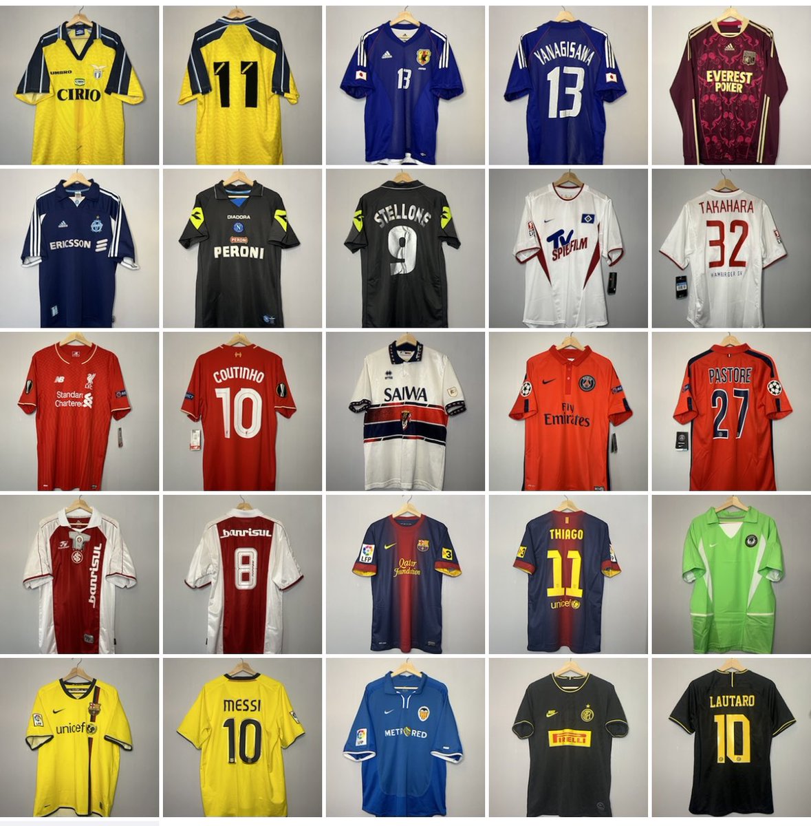 💫 FRIDAY NIGHT SALES 💫

One of my best sales drops to date💥

90’s ☑️ 
Classic Players ☑️ 
Lyon Future Classic ☑️ 

- All prices include UK postage 📦 
- International available ✈️ 

Any questions? DM me 📥 

Any interactions on this are massively appreciated🤍

Drop 2: 🔜