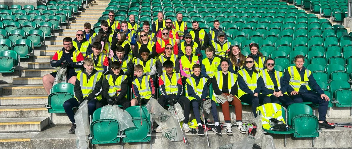 Our clean up crew from earlier today.