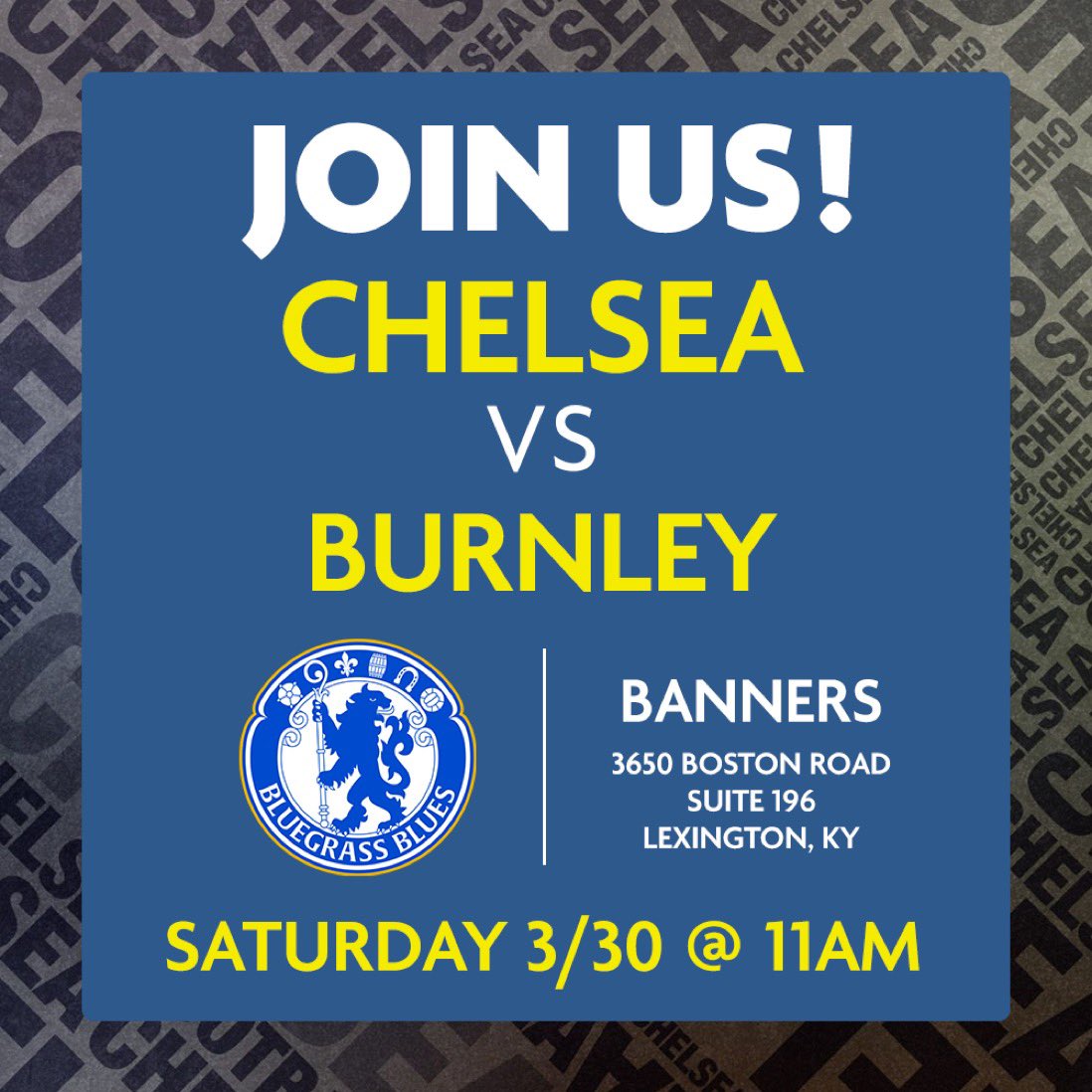 BluesBluegrass's tweet photo. @hillsmcabbott @BannersLex @CFCInAmerica #Lexington #Kentucky #Bannerslex #Chelsea #CFC https://t.co/cFwtI6Rtah