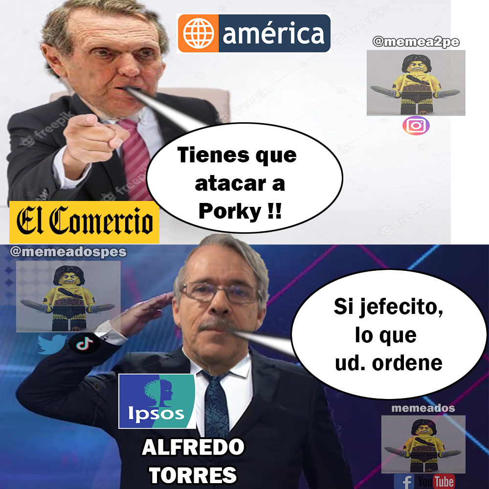 memeadospes's tweet photo. 👉Pepe Graña : uy y ahora como hacemos para bajarnos a Rafael López Aliaga Porky? ah ya sé, usemos nuestras encuestruchas de Ipsos, y así manipulamos a la gente, ojalá se la crean.
👉🚨 Otra vez la CAVIARADA vuelve a atacar a Porky.
#CaviaresNuncaMas #IpsosMiente https://t.co/34HgGD4MYu