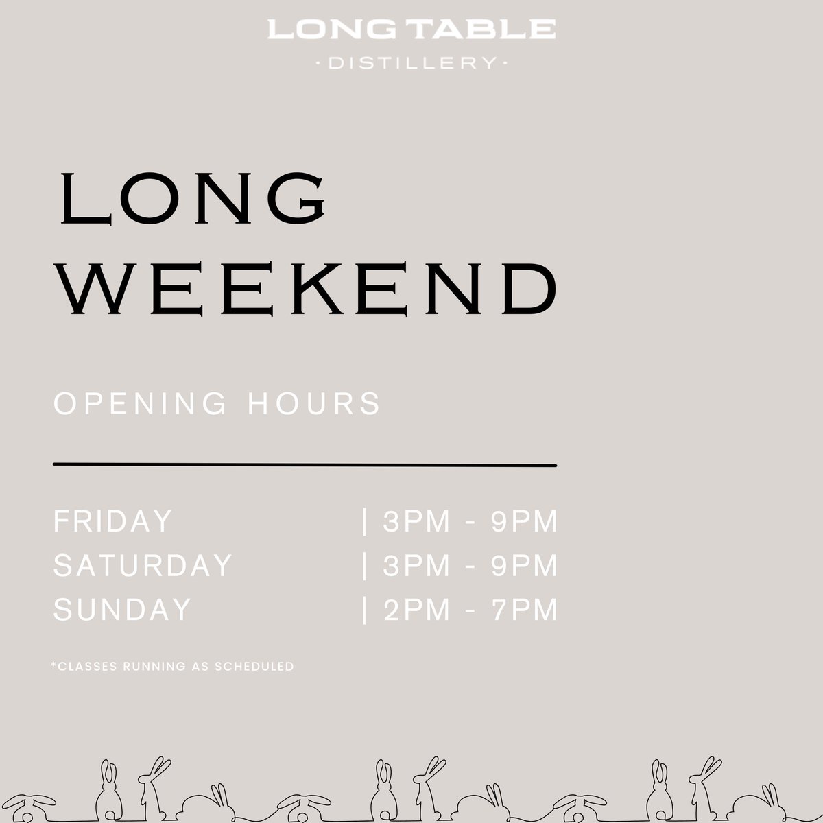 Whipping up some egg-ceptional cocktails all weekend. Hop on down and see us! 🐰

#longtabledistillery #easterweekend #vancouvercocktails #vancouverfoodie #vancityeats #yvreats #yvrfoodie #vancouvereats #604eats #vanfoodster #explorevancouver #vancouverfoodster #dishedvan