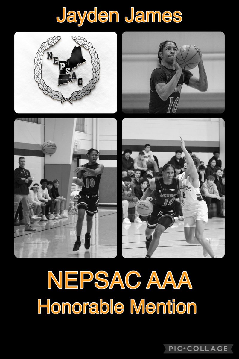Congrats to Jayden James who was voted NEPSAC AAA Honorable Mention!!