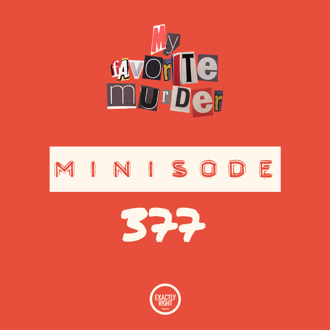 MyFavMurder's tweet image. "MFM Minisode 377"

This week’s hometowns include bank robberies in Portugal and a search party for a missing child.

applepodcasts.com/MyFavoriteMurd…

#myfavoritemurder #minisode #MFMEpisodes #ssdgm #exactlyright