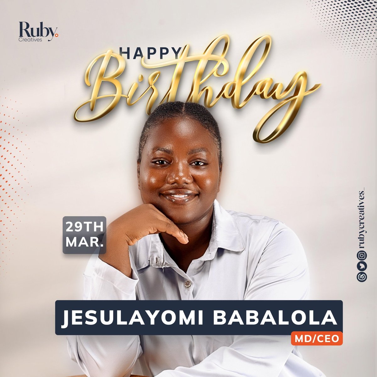 Rubycreatives_'s tweet image. We celebrate the birth anniversary of our dear CEO today.

Happy birthday @LayovatedVA, thank you for being a rare gift and a great creative.

#happybirthday #marchborn