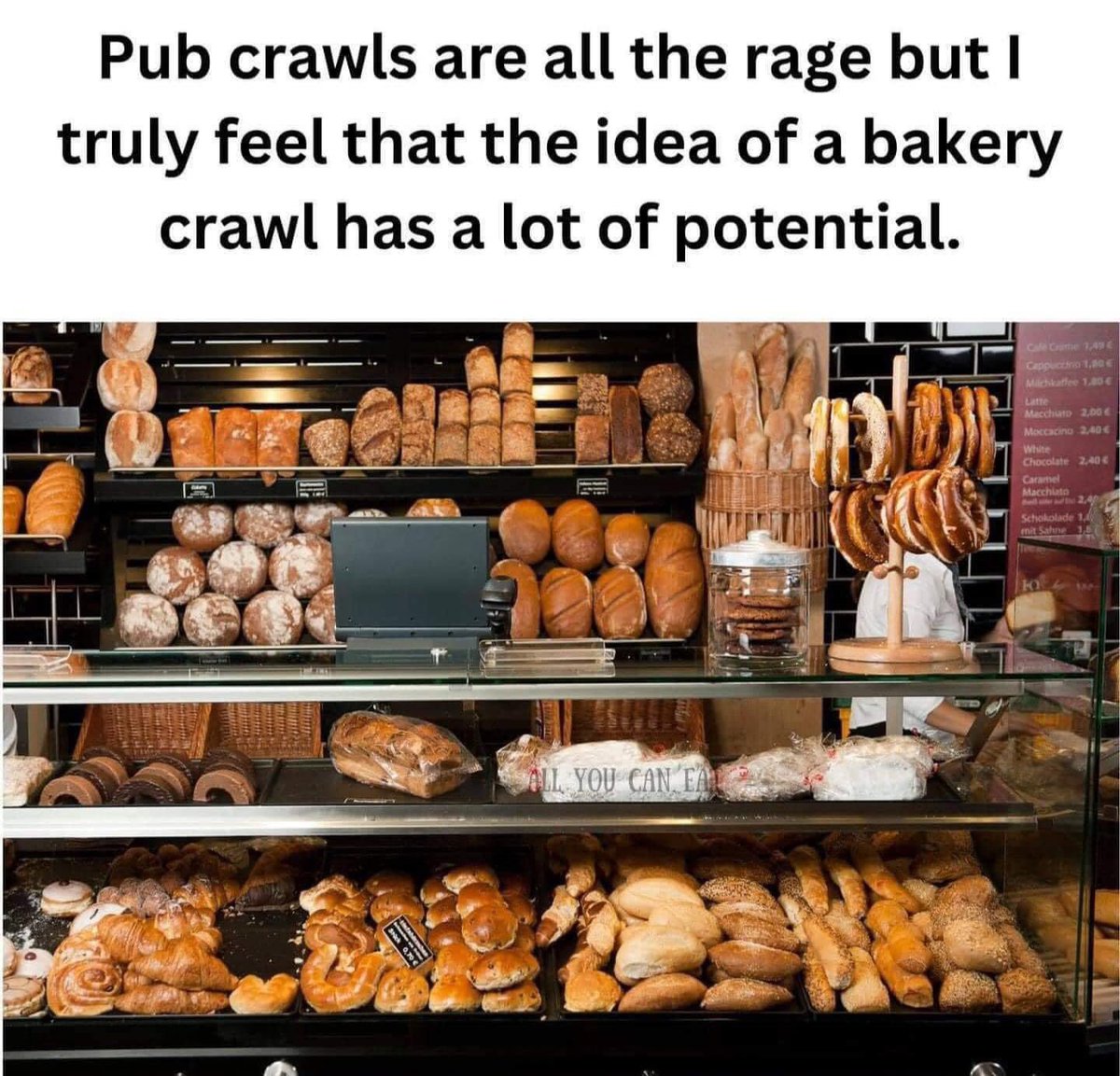 ThePandoraBoxx's tweet photo. Yes! Mmm 🍩🥖🥪🥐🥯🍞 https://t.co/ZK4rJA1GVV