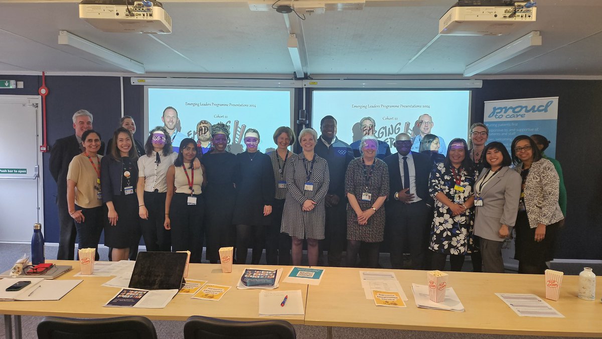 Great afternoon yesterday hearing the presentation from our Emerging Leaders programme. Great projects with the patient at the centre of each. Well done @ChelwestFT @WestMidHospital