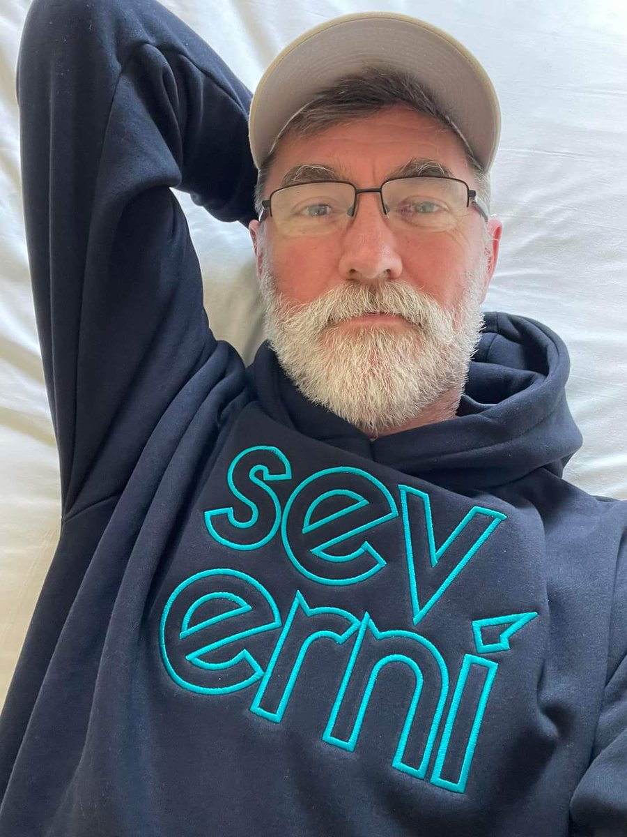 Our very own Chris @midsbikeruk Wearing one of our brand new hoodies and looking rather fetching grab yours at severnitribuna.com Use CHRIS10 at the checkout for 10%