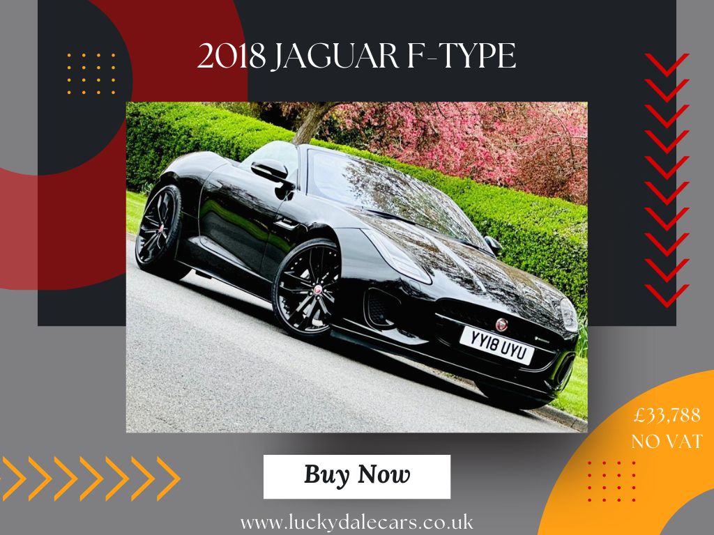 Unleash the power of performance with the 2018 Jaguar F-Type 3.0 V6 R-Dynamic. This dynamic machine is ready to turn heads. bit.ly/Jaguar-F-18 Don't miss out! Call us now at 020 8033 8958 (or) WhatsApp at 0751 909 8028 #JaguarFType #Performance #LuxuryCars