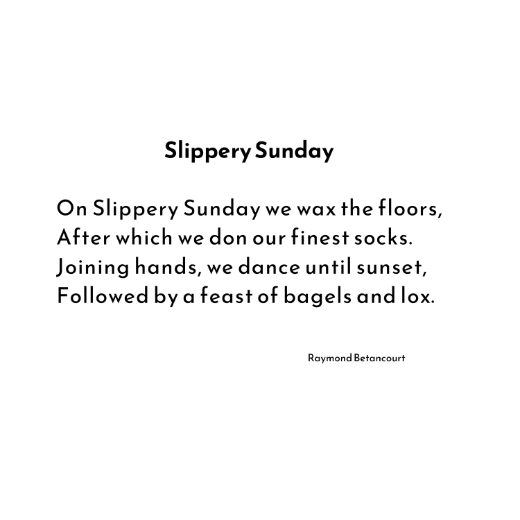 Slippery Sunday for #FridayTrydayPrompt  @CarlBurKids  #poetryforchildren