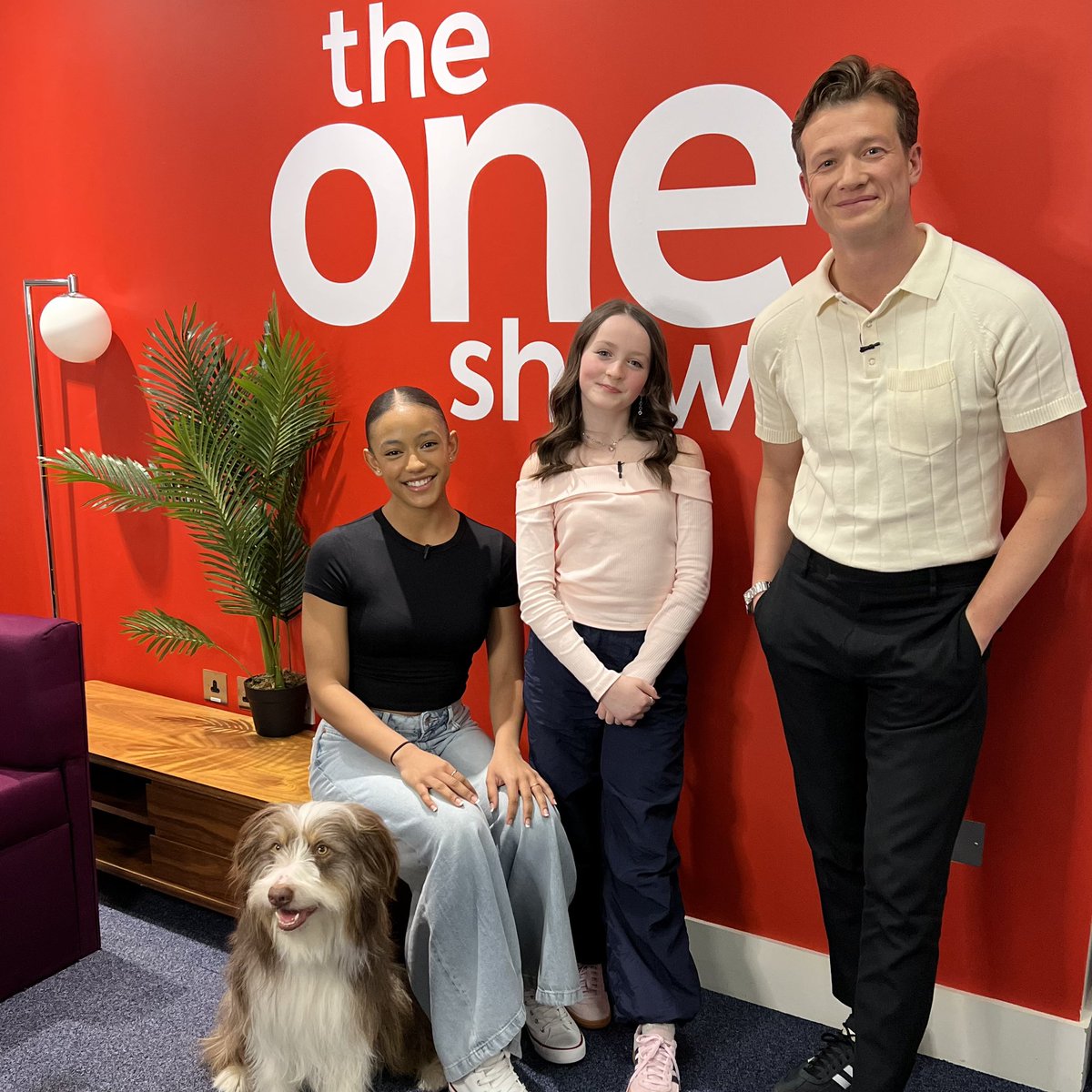 BBCTheOneShow's tweet image. Don’t miss the stars of #TheFamousFive on #TheOneShow! 🙌
 
Ed Speleers, Diaana Babnicova, Flora Jacoby Richardson and Timmy the Dog join us tonight ✨
 
Watch live 👉 bbc.in/3PIHMCK