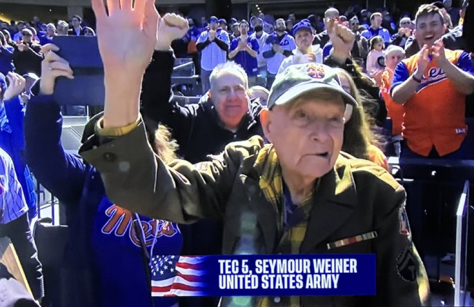 TooGooden17's tweet photo. Today's Veteran of the Game is sponsored by Fanatics baseball pants, Seymour Weiner. https://t.co/aHcU9bwqNP