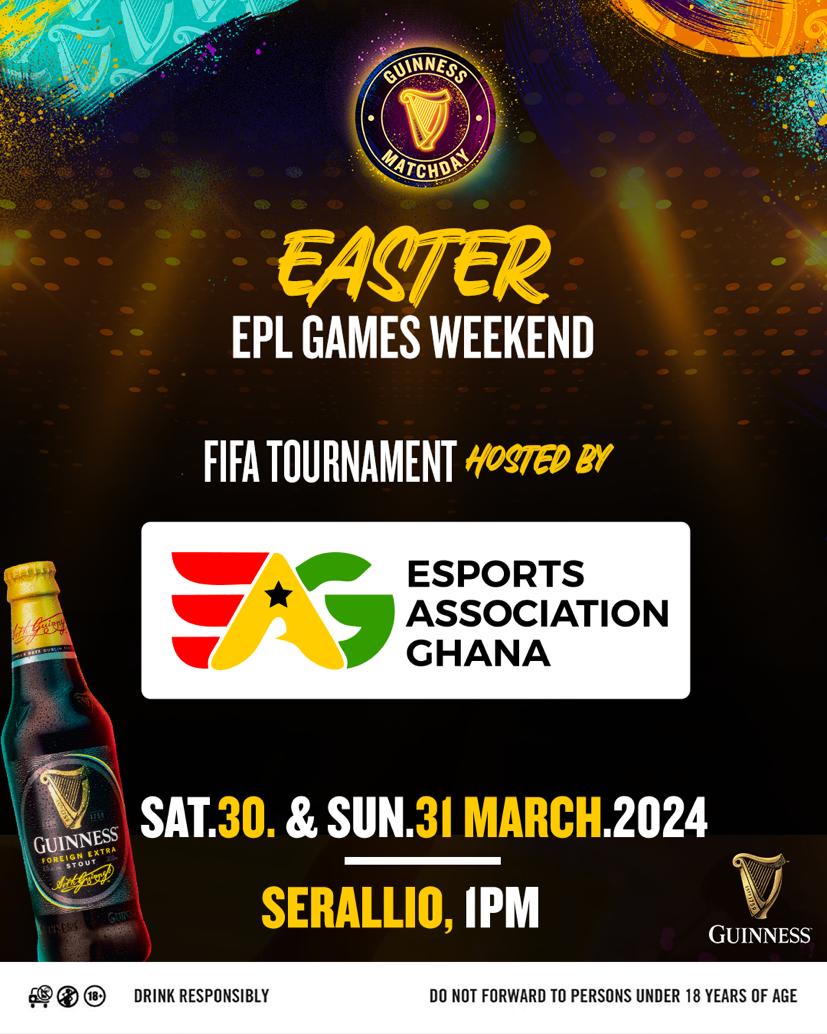 eyram_16's tweet photo. Join us at Serallio (Osu) for the hottest after parties in town and enjoy the thrill of EPL Matchday viewings. Don't miss out, RSVP here: https://t.co/8coqowJxFe

#GuinnessMatchday #MatchdayAtSerallio https://t.co/ciCy7Fs204
