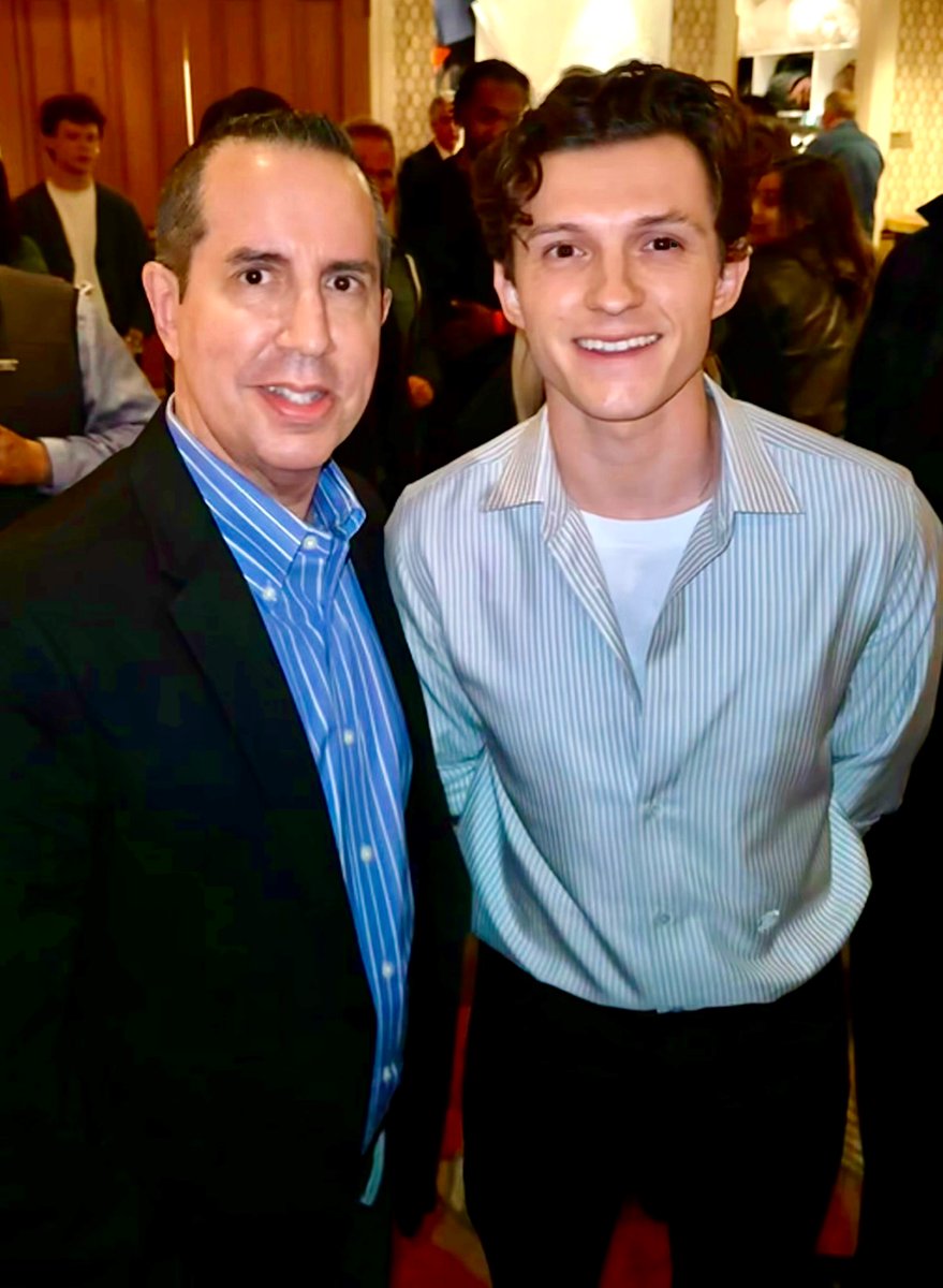 I was very impressed by the work of Tom Holland @TomHolland1996 (best known for playing Spider-Man) at last night’s TV Academy event for the Apple TV+ series “The Crowded Room.” Tom is an Executive Producer and star of this dynamic series. Don’t miss his powerful performance!