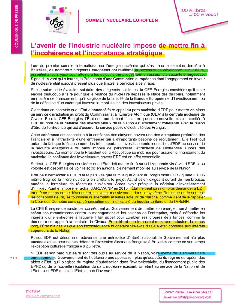 OL_C3307's tweet photo. .@cfecgcenergies essaie de ménager le rôle de l'UE dans le fiasco énergétique mais je pense qu'il va vraiment falloir sévir rapidement.
#Arenh #stopArenh
@a_grillat @NicolasMeilhan @LoikLFP https://t.co/XTS2Mrr7hx