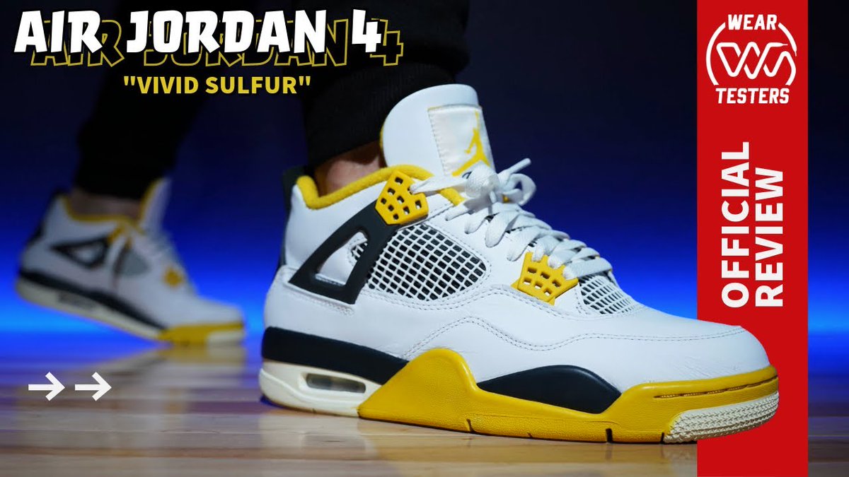 A new women's Air Jordan 4 is on the horizon, this time in the Vivid Sulfur colorway. @nightwing2303 tells us how the team at Jordan Brand did with this upcoming release. Watch the review --> youtu.be/iulVo-1pAs0