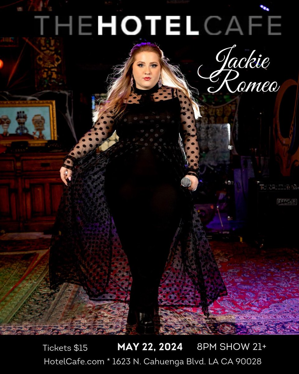 Join me May 22nd <a href="/thehotelcafe/">Hotel Cafe</a> ❤️ to get tickets, follow the link in my bio :) #thehotelcafe #LosAngeles #livemusic #thevoice #teamlegend