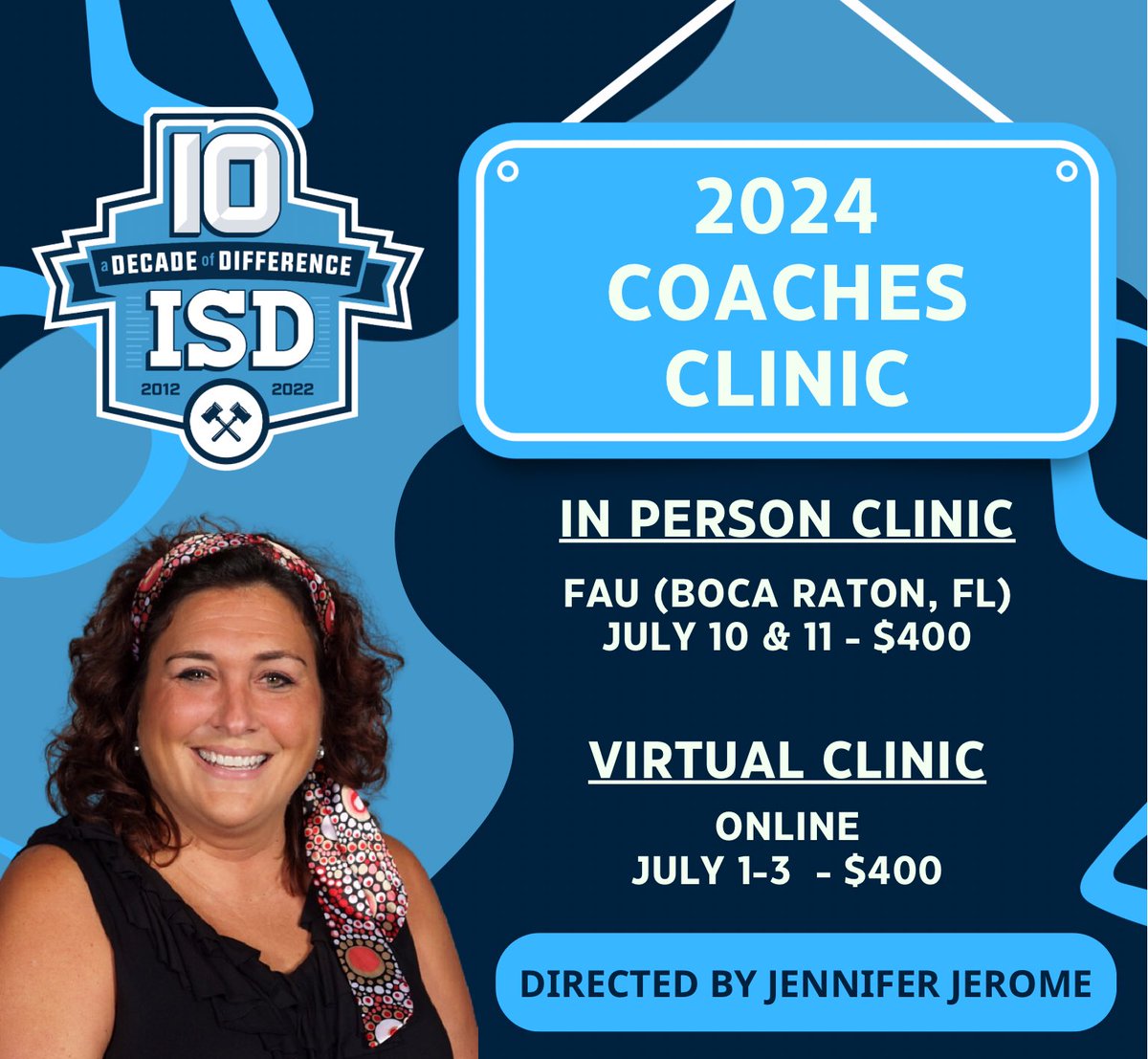 ISD has options for coaches too! Sign-up to learn from Jennifer Jerome and the rest of our championship faculty this summer at the ISD Coaches Clinic - online or in-person!

Learn more at ispeechanddebate.com/programs/coach…!