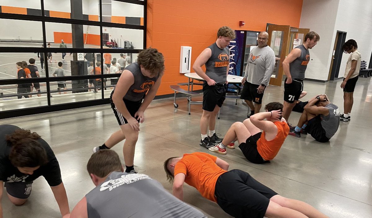 A big congrats to our LIFTERS OF THE MONTH!!!

JR Mason Gabrich
JR Ben Booren
SO Hunter Dillon
FR Matthew Flores-Ortega
JR Jake Rhoades
SO Robbie Straughan
FR Owen Corbin
Not Pictured:
JR Gavin Schultz
FR Grady Nelson

The Tigers were sent off to spring break with MAN MAKER #2!