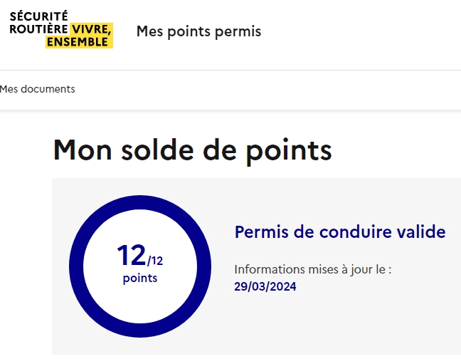 Connaitre le nombre de points sur votre permis de conduire ! C'est possible : gouvernement.fr/actualite/une-…