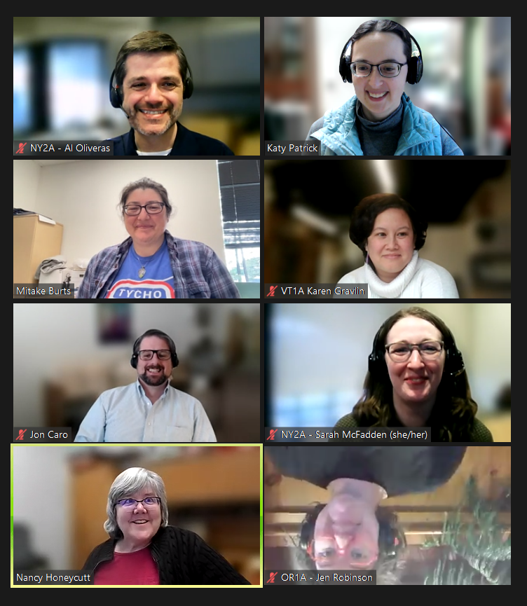 KLASlibraries's tweet image. Congrats to the 6 #KLASUsers who completed #KLAS #LBPD #Administrator #Training yesterday including: Jen Robinson, OR TBBL, Karen Gravlin, VT ABLE Library, Jon Caro, NM LBPD, &amp;amp; 3 NY TBBL staff (Laureene Teachout, Al Oliveras, &amp;amp; Sarah McFadden)! Job well done!