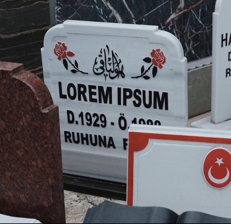 It's over, guys, but Lorem Ipsum had a good run. #UX #design