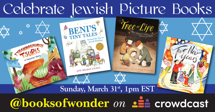 Passover is just a few weeks away! Start your holiday prep by joining @janezalben @eboxer @susan_tarcov and me for a Jewish picture book celebration this Sunday, courtesy of @BooksofWonder! Sign up for this virtual panel here: bit.ly/4affvMm
