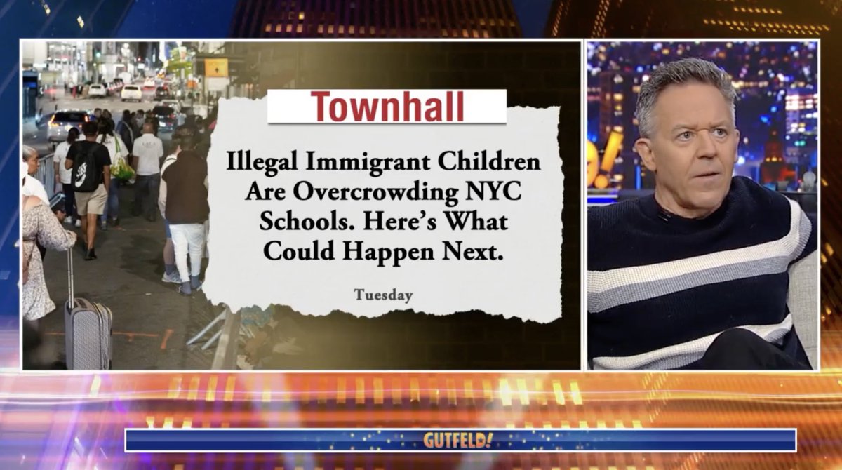 MadelineLeesman's tweet image. Seeing my @townhallcom story featured in @Gutfeldfox’s monologue last night was definitely not on my bingo card 😂😂