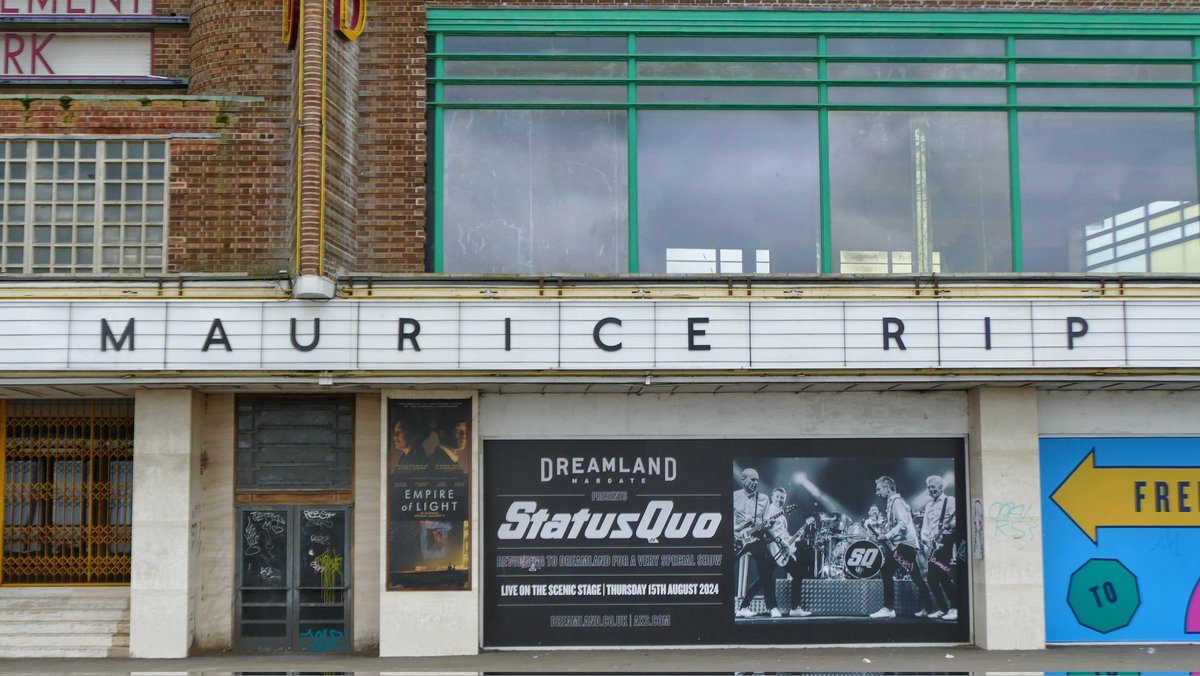 Great tribute from Dreamland to legend Maurice Morris aka Mr Margate . #dreamland #maruricemorris #mrmargate