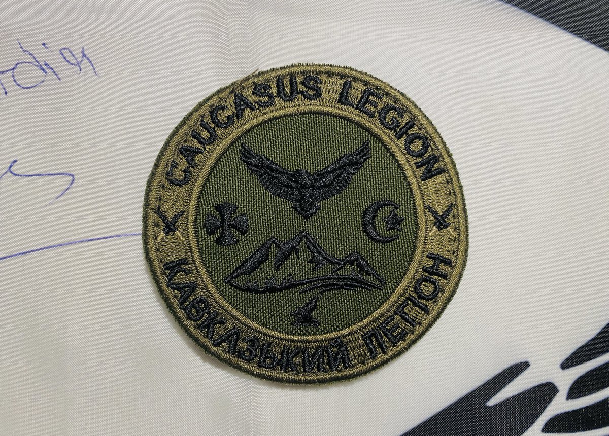 SignMyGrenade's tweet photo. 🚨🚨UNIQUE RAFFLE 🚨🚨
#Fellas #PatchCollectors #NAFO
We are raffeling the last remaing ultra-rare
@Caucasus_Legion 🦅🐺🇬🇪
COMBAT-PATCH!
The founder of CL kindly provided very few patches. ONLY 2 were available - 1st was auctioned (425$!), 2nd one is in THIS raffle now!
⬇️ https://t.co/3HTuVSZlR0