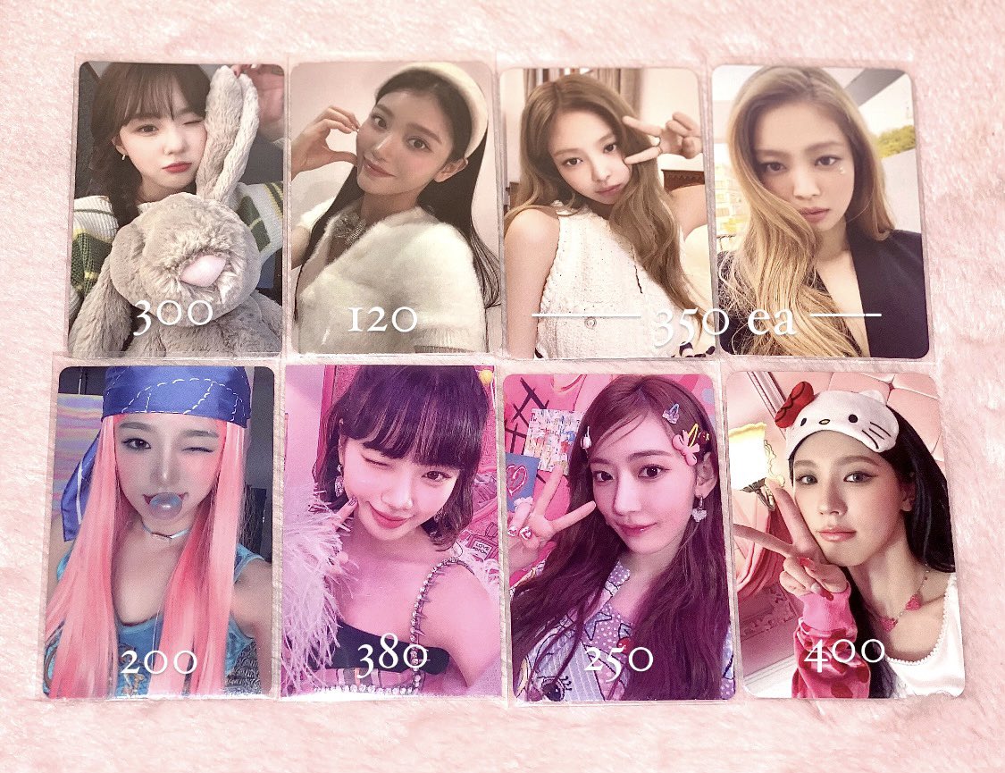 chanelsxcents's tweet photo. ꒰ wts lfb ph ꒱

♡ assorted gg pc tingi

💒 mod: sco, flash, jnt
👛 dop: prio payo/1 week 

💌 : blackpink jenchanel elizabeth g idle miyeon hello kitty izone yena wink le sserafim sakura clips chaewon barbie pink kep1er chaehyun bear xiaoting half heart girl groups photocard https://t.co/sjxKgUafeu