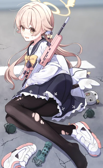 あいたたた…また転んじゃいました#ブルアカ #ヒフミ 