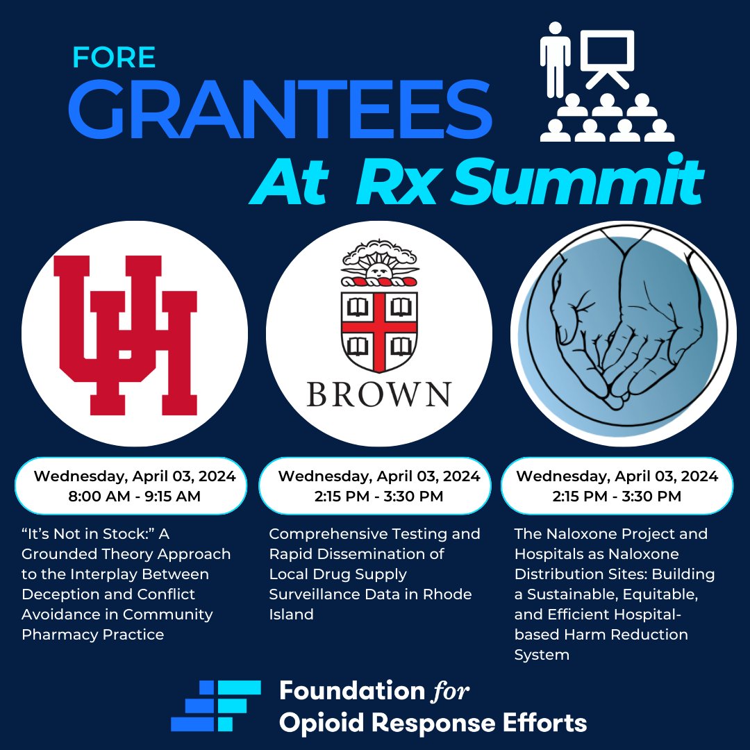 FOREfdn's tweet photo. Don't miss these presentations by #FOREgrantees at next week's @RxSummit! https://t.co/3g4NaRvhaT