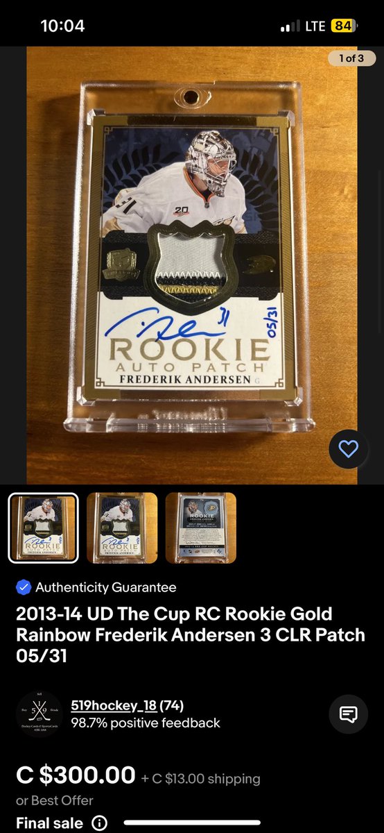 Accepting All Fair & Reasonable Offers ALL WEEKEND!! MLB Is Underway, NHL Playoffs Are Arriving! Head Over Now! #ebay #upperdeckcards #hockeycard #baseballseason #baseballcardsforsale #toppsnow #topps #paniniamerica #opeechee #prizm #rookies #autographs #patches #ebayseller