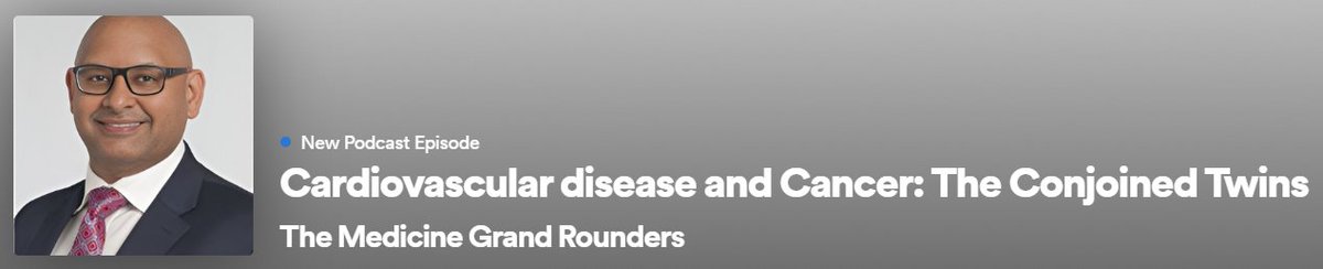 Ep10🎤 #MedicineGrandRounders🎙️ with @ClevelandClinic cardiologist ❤️‍🔥 @DrRohitMoudgil & @CCF_IMCHIEFS PGY1 @zohamajeed on Cardiovascular disease 🫀 & Cancer 🦀 Website🔗 cle.clinic/46NqLOo Spotify🎤 spoti.fi/3TVcwTH Apple🎵 apple.co/3VDhndB #MedEd @Mud_Fud