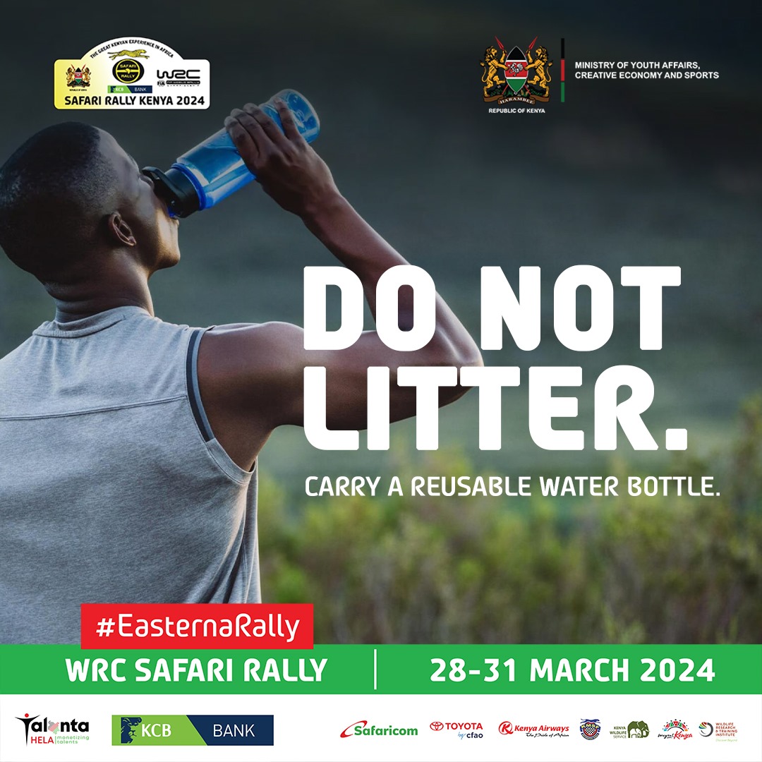 Let's keep the thrill & dust in the race, not on the landscape! #SafariRally fans, join us in pledging to conserve our environment during the rally. Pack reusable items, dispose of waste responsibly, & respect Kenya's wildlife. Together, we can ensure a sustainable &…