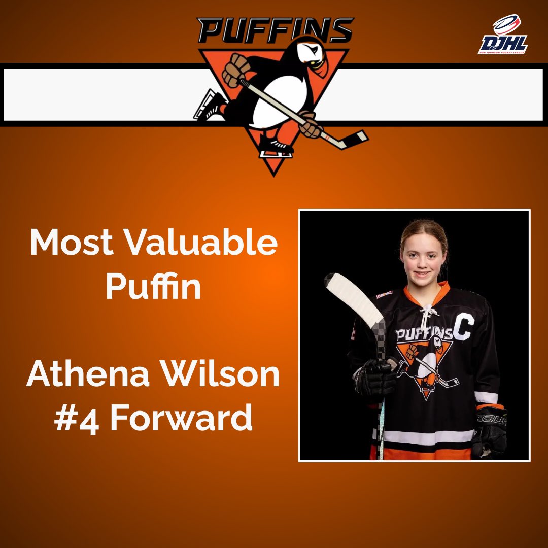 Starting off day 2 of provincials with a win vs @U13AAFalcons ! Congrats to Sara for receiving the <a href="/DJHLnews/">@djhlnews</a> Big Effort Award &amp; congrats to Athena, the  Puffin’s MVP.  Our next game is <a href="/1pm/">໊</a> vs <a href="/U13AARavens/">DJHL Ravens Girls U13AA</a> !! #letsgopuffins
