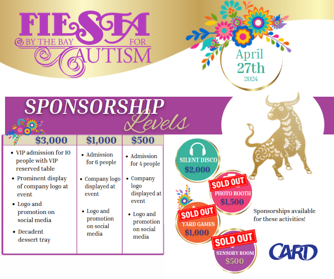 CARDUSF's tweet photo. Seeking a title sponsor Fiesta by the Bay for Autism. Sponsor the silent disco and provide fun for all ages to enjoy music of their choosing and allow for a sensory friendly experience.  Who's in? 
https://t.co/nZmat8C8qp 
#Sponsorship #Philanthropy #ASD #Autism #Sensory https://t.co/MCkyZs1AiK