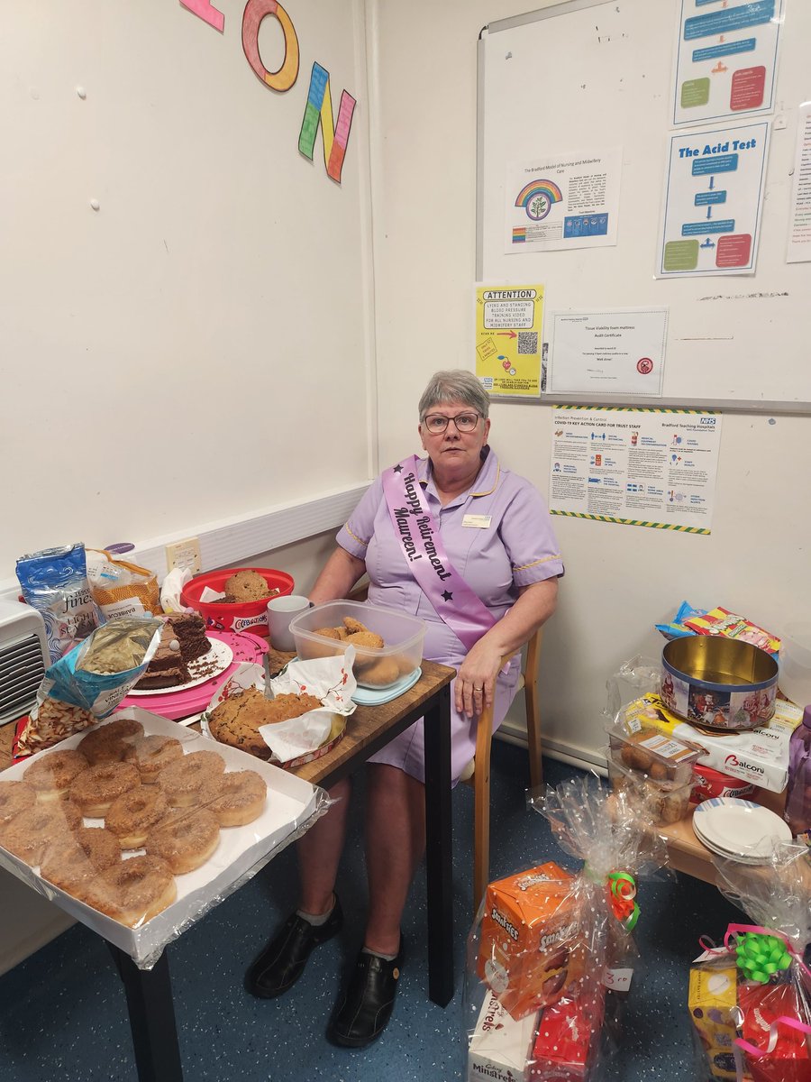 Wd33/24 Annette Fox Unit @BTHFT (@w24bri) on Twitter photo With a heavy heart, we say goodbye and happy retirement. To our very own legend, Maureen, after working 26 years on <a href="/W24bri/">Wd33/24 Annette Fox Unit <a href="/BTHFT/">Bradford Teaching Hospitals NHS FT</a></a> @BTHFT @Mel_Pickup <a href="/karendawber/">Prof Karen Dawber π</a> With a heavy heart, we say goodbye and happy retirement. To our very own legend, Maureen, after working 26 years on <a href="/W24bri/">Wd33/24 Annette Fox Unit <a href="/BTHFT/">Bradford Teaching Hospitals NHS FT</a></a> @BTHFT @Mel_Pickup <a href="/karendawber/">Prof Karen Dawber π</a>