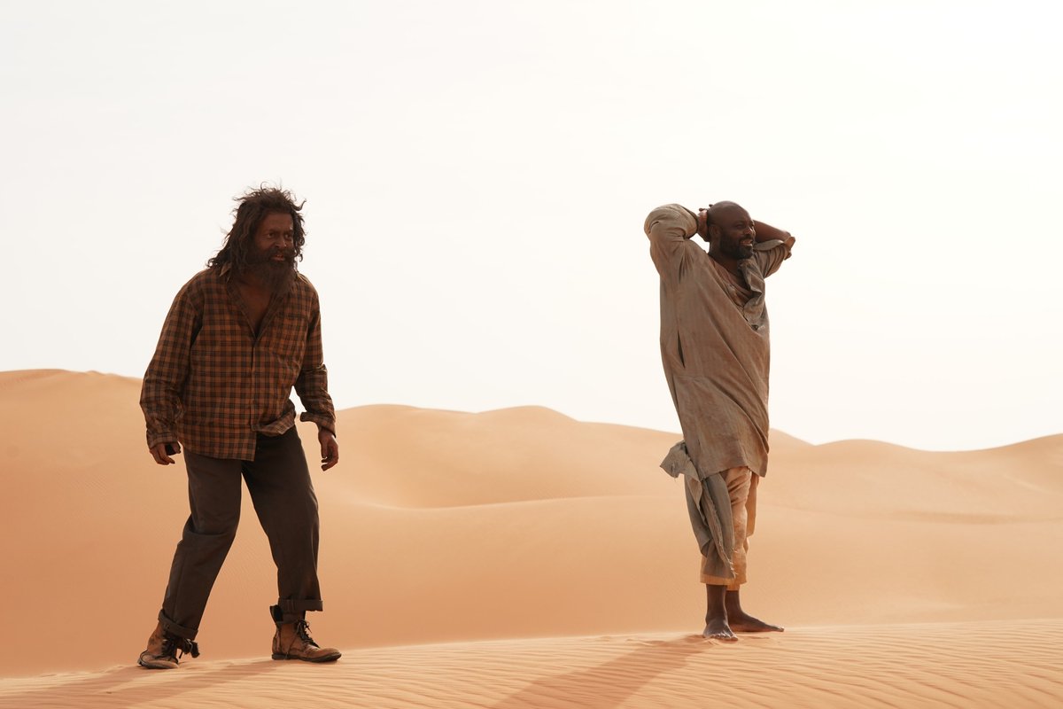 johnsont307's tweet photo. #PicksAndPiques #JohnsonThomas #Aadujeevitham #TheGoatLife #MoesArt #PrithvirajSukumaran #JimmyJeanLouis #KRGokul #Blessy * * 1/2
A messily dubbed Hindi version, this overambitious saga of survival kind of a ‘Castaway’ merged with a reverse ‘Dunki’ gets your ‘goat.’ https://t.co/sJko1HAe0c