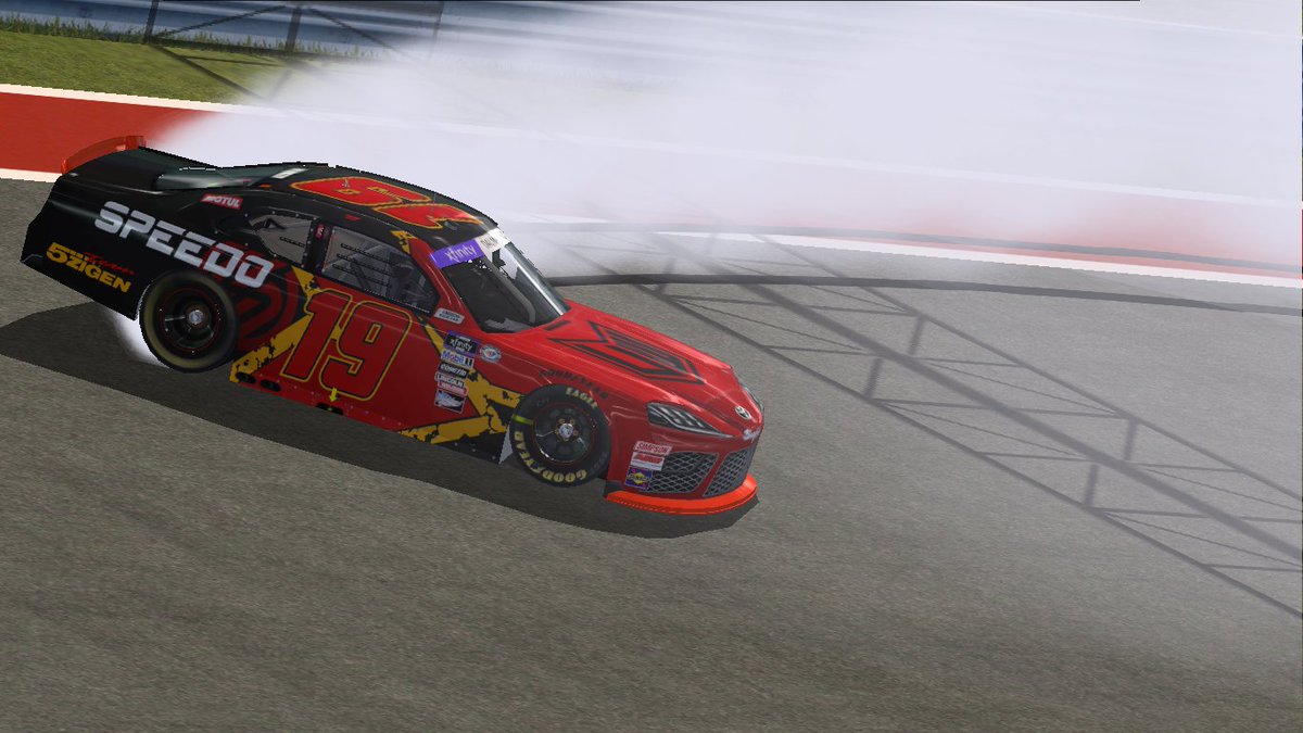 IVANCARMock's tweet photo. 𝗥𝗔𝗖𝗘 𝗥𝗘𝗦𝗨𝗟𝗧𝗦
Pit Boss 250
@ Circuit of the Americas

@TomiiDalmazzo wins at COTA! The JGR scores his first IXS win at the Lone Star State!

2nd - @braydennascar 
3rd - @NotyalF1 
4th - @MichaelBarberic 
5th - @StuffJonahs 

#IXS | #PitBoss250 https://t.co/LqIFC6pnvA