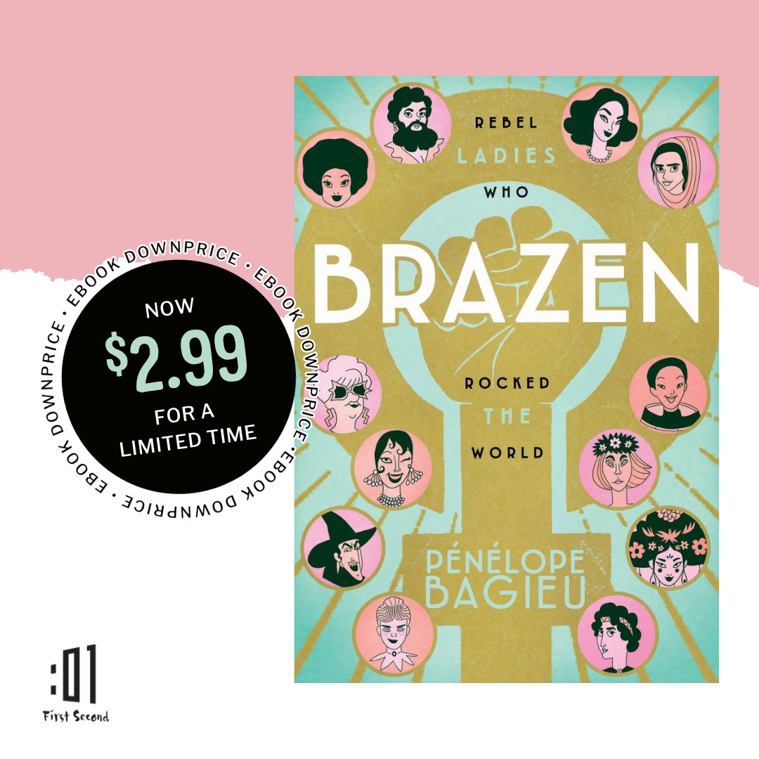 Throughout history and across the globe, one characteristic connects the daring women of BRAZEN: their indomitable spirit. Get your ebook copy of @PenelopeB's striking collection of 29 illustrated biographies—now on sale for $2.99! bit.ly/42EAPYJ