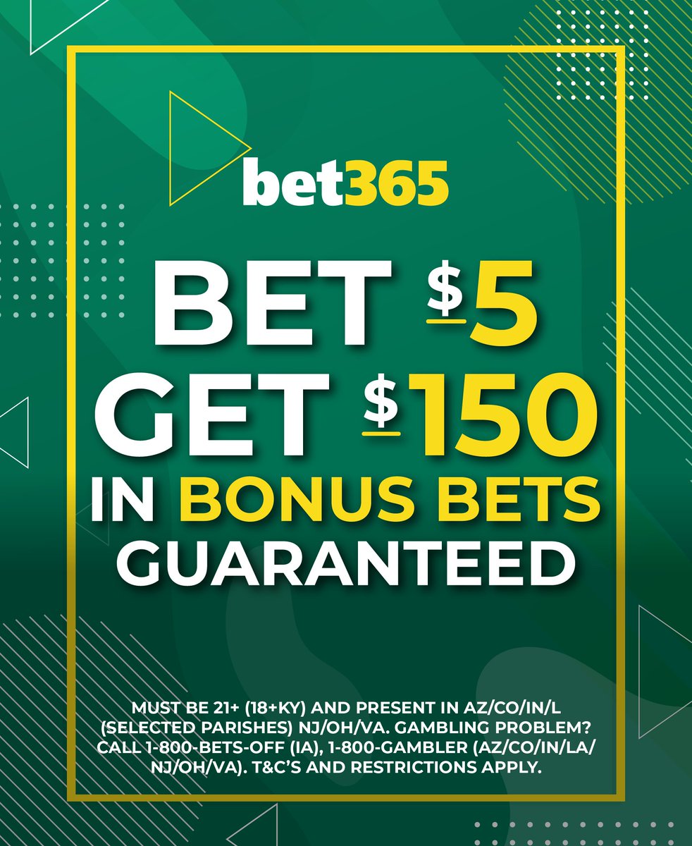 CookTheBooks12's tweet photo. 🚨Free VIP🚨

❤️  -   🔗  -   ✍️ Favorite Sports Team   
1 Free VIP selected for every 10 Reactions

GET $150 BONUS BETS GUARANTEED TONIGHT ✅

1) Sign-up here: https://t.co/hMBkHD4SXY

2) Bet $5+ on any CBB bet

3) Get $150 Bonus Bets, win or lose 🏀

Available in AZ/CO/IA/IN/KY/LA/NJ/OH/VA