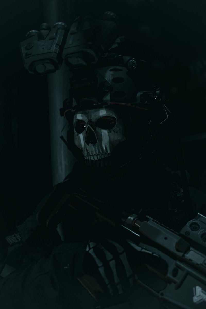 GhostWasabi's tweet image. When you gaze into the abyss, the abyss also gazes into you...

#CallofDuty #Warzone #WarzoneMobile #Ghost #cosplay