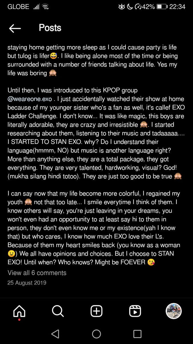 DearMyDearHeart's tweet photo. My confession last 2019 🤧 and I'm f*ck*ng proud of myself.

#EXOisHome https://t.co/gCVQ0ApTla