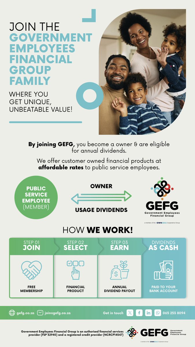 Become a member of the Government Employees Financial Group!