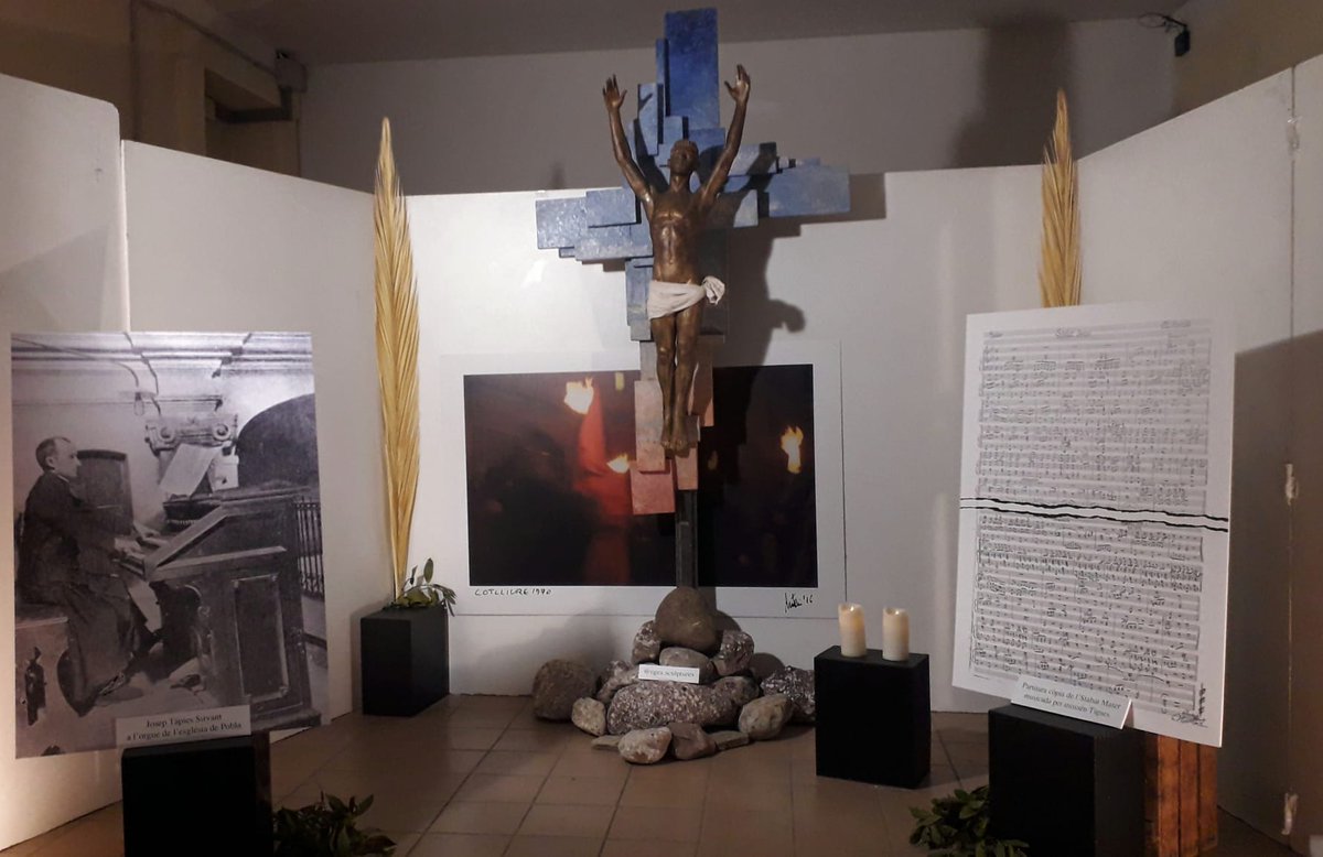 Amb motiu del retorn de l'Stabat Mater hem creat aquesta estampa que podeu veure a l'aparador del Comú.   Després d'uns anys de silenci, i impulsat pel Comú amb la col·laboració de l'Ajuntament de la Pobla serà el 31/03 a les 18 h. a l’església @TurismeJussa <a href="/lapobladesegur/">La Pobla de Segur</a>