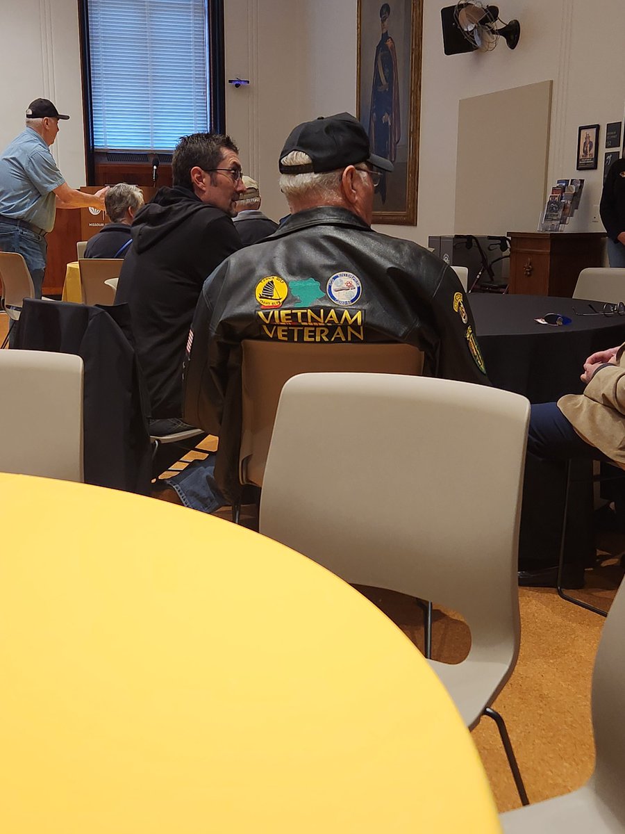 Its a Good Friday when your morning starts off with breakfast at Soldiers Memorial for National Vietnam Veterans Rememberance Day <a href="/mohistorymuseum/">Missouri History Museum</a> #welcomehomeoc